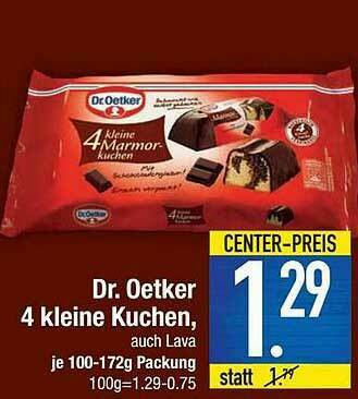 E-Center Dr. Oetker 4 Kleine Kuchen Angebot