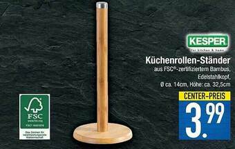 E-Center Küchenrollen-ständer Kesper Angebot