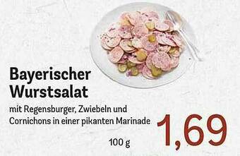 E-Center Bayerischer Wurstsalat Angebot