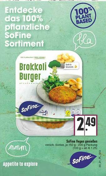 E-Center Sofine Vegan Genießen Angebot