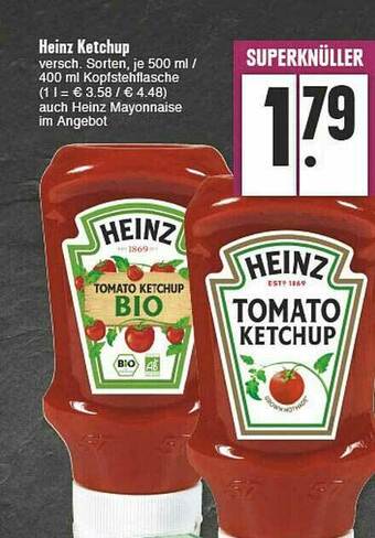 E-Center Heinz Ketchup Angebot