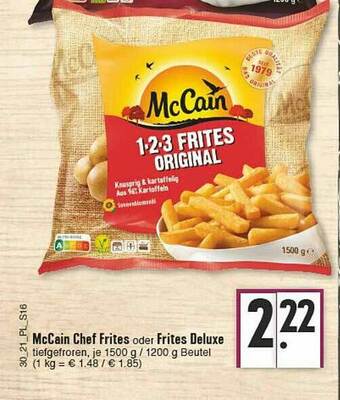 E-Center Mccain Chef Frites Oder Frites Deluxe Angebot