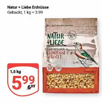 Globus Natur + Liebe Erdnusse 1.5kg Angebot