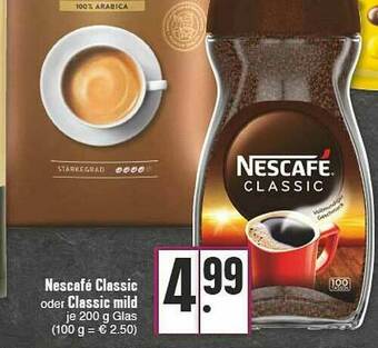 E-Center Nescafé Classic Oder Classic Mild Angebot