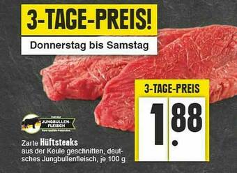 E-Center Zarte Hiftsteaks Angebot