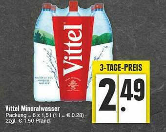 E-Center Vittel Mineralwasser Angebot