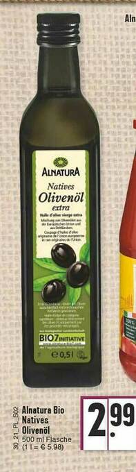 E-Center Alantura Bio Natives Olivenöl Angebot