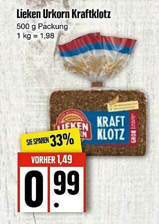 Edeka Lieken Urkorn Kraftklotz Angebot