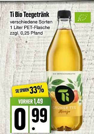 Edeka Ti Bio Teegetränk Angebot