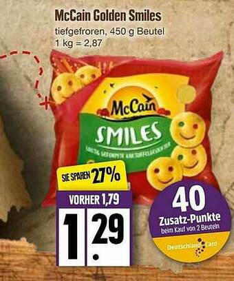 Edeka Mccain Golden Smiles Angebot