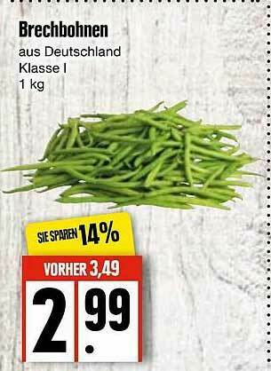 Edeka Brechbohnen Angebot