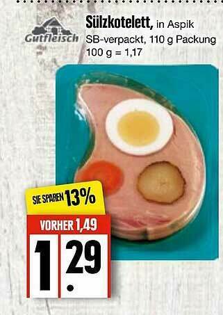 Edeka Sülzkotelett Gutfleisch Angebot