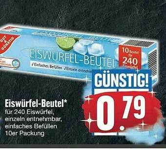 Edeka Eiswürfel-beutel Angebot