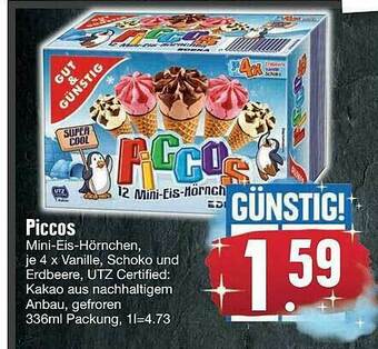 Edeka Piccos Mini-eis-hörnchen Angebot