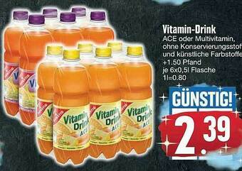 Edeka Vitamin-drink Ace Oder Multivitamin Angebot