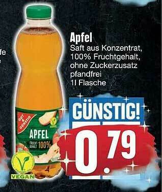 Edeka Apfel Saft Aus Konzentrat Angebot