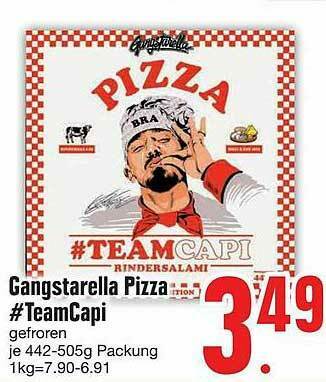 Edeka Gangstarella Pizza #teamcapi Angebot