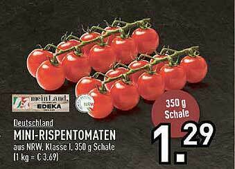 Edeka Deutschland Mini-rispentomaten Angebot