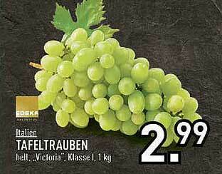 Edeka Edeka Italien Tafeltrauben Hell „victoria” Angebot