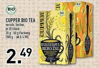 Edeka Cupper Bio Tea Angebot