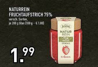 Edeka Naturren Fruchtaufstrich 75% Angebot