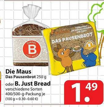 Famila Nord Ost Die Maus Oder B Just Bread Angebot