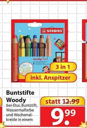 Famila Nord Ost Buntstifte Woody Stabilo Angebot