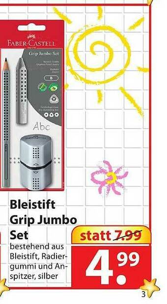 Famila Nord Ost Bleistift Grip Jumbo Set Faber-castell Angebot