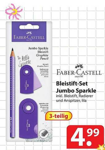 Famila Nord Ost Faber-castell Bleistift-set Jumbo Sparkle Angebot