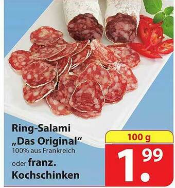 Famila Nord Ost Ring-salami „das Original” Oder Franz. Kochschinken Angebot