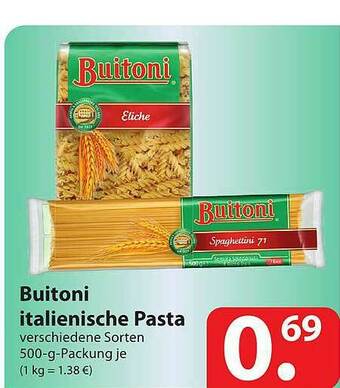 Famila Nord Ost Buitoni Italienische Pasta Angebot