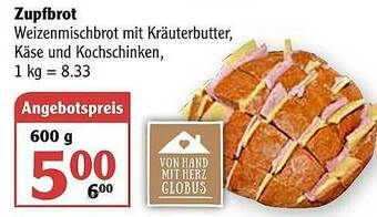 Globus Zupfbrot Angebot