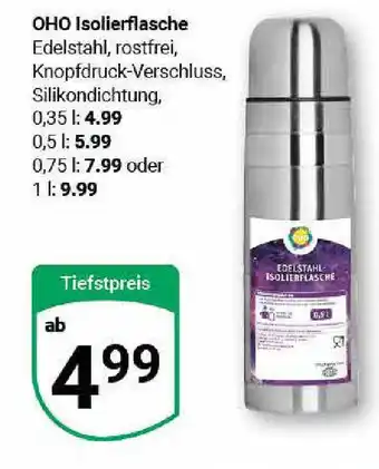 Globus OHO Isolierflasche 350ml Angebot