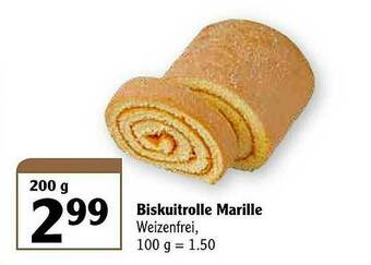 Globus Biskuitrolle Marille Angebot