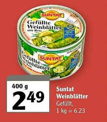 Globus Suntat Weinblätter Angebot