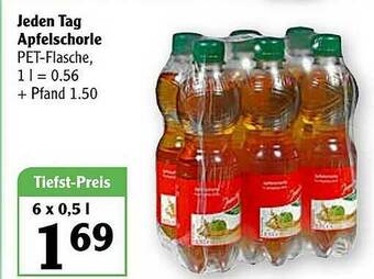 Globus Jeden Tag Apfelschorle Angebot