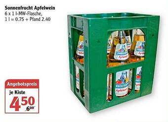 Globus Sonnenfrucht Apfelwein Angebot