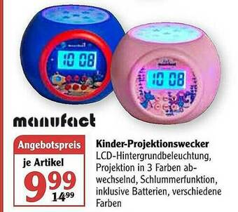 Globus Kinder-projektionswecker Manufact Angebot