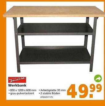 Globus Baumarkt Werkbank Angebot