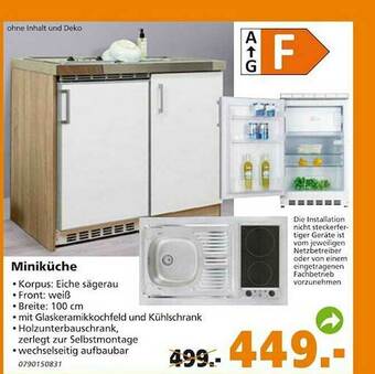 Globus Baumarkt Miniküche Angebot