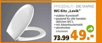 Globus Baumarkt Wc-sitz „lavik” Angebot