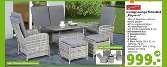 Globus Baumarkt Dining Lounge Möbelset „peguera” Angebot