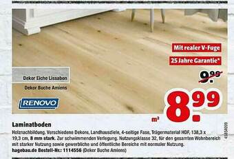 Hagebau Laminatboden Renovo Angebot