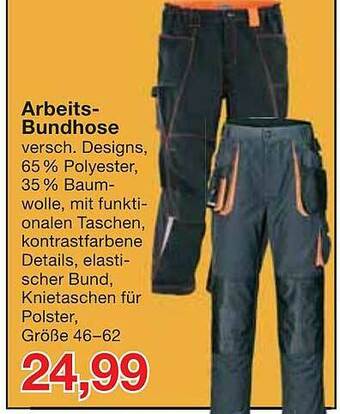 Jawoll Arbeits Bundhose Angebot