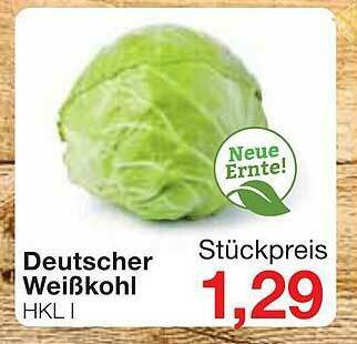 Jawoll Deutscher Weißkohl Angebot