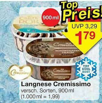 Jawoll Langnese Cremissimo Angebot