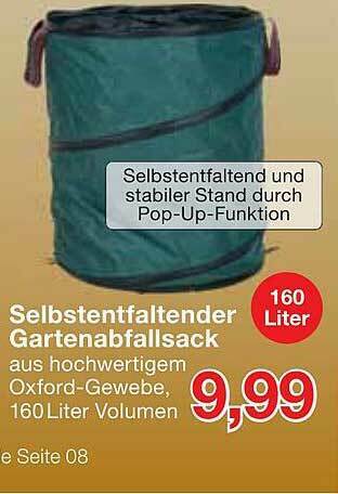 Jawoll Selbstentfaltender Gartenabfallsack Angebot