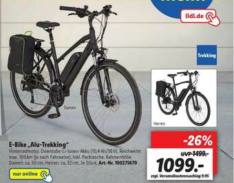 Lidl E-Bike ,,Alu-Trekking'' Angebot