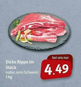 Markant Dicke Rippe Im Stück Angebot