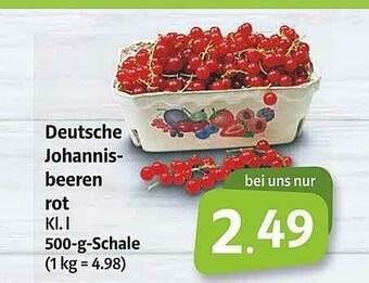 Markant Deutsche Johannisbeeren Rot Angebot